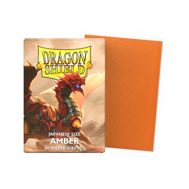 Dragon Shield Japanese Size Sleeves - Matte Amber (60 Sleeves)