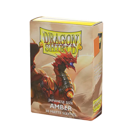 Dragon Shield Japanese Size Sleeves - Matte Amber (60 Sleeves)