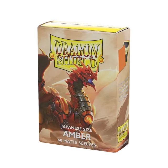 Dragon Shield Japanese Size Sleeves - Matte Amber (60 Sleeves)