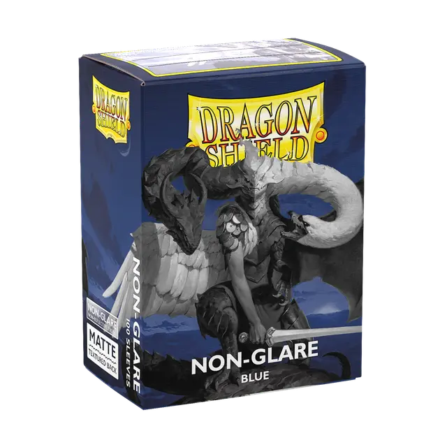 Dragon Shield Standard Sleeves - Matte Blue Non Glare (100 Sleeves)