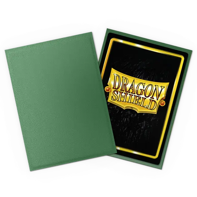 Dragon Shield Standard Sleeves - Matte Forest Green Non Glare (100 Sleeves)
