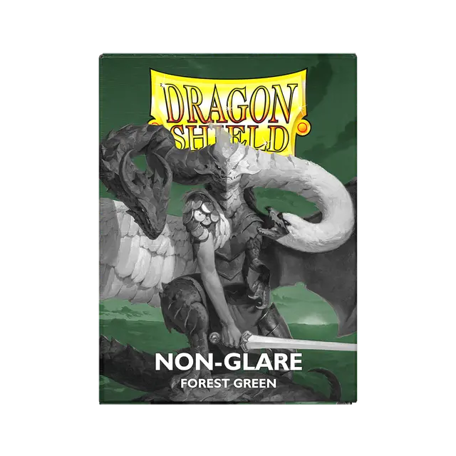 Dragon Shield Standard Sleeves - Matte Forest Green Non Glare (100 Sleeves)
