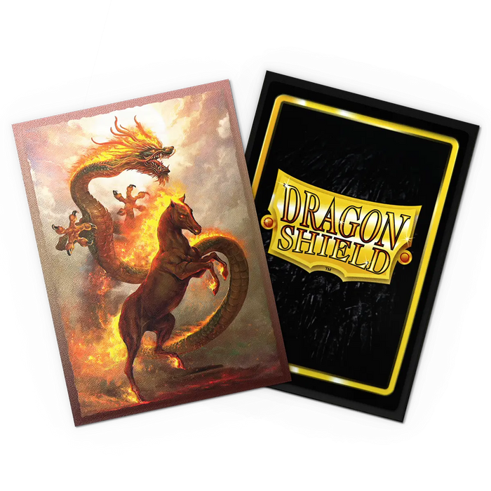 Dragon Shield - Matte Dual Art Sleeves - Standard Size - Fire Horse 2026