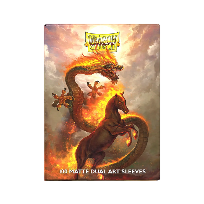 Dragon Shield - Matte Dual Art Sleeves - Standard Size - Fire Horse 2026