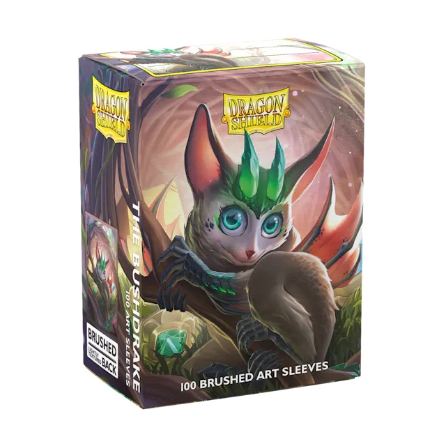 Dragon Shield The Bushdrake - Brushed Art Sleeves - Standard Size (100 Sleeves)