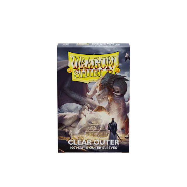 Dragon Shield Matte Outer Sleeves - Clear (100 Sleeves)