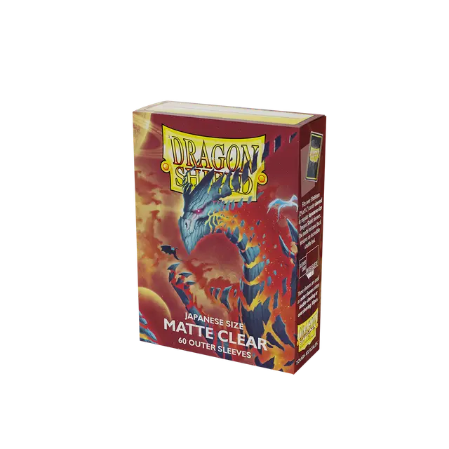 Dragon Shield - Matte Outer Sleeves - Japanese Size - Clear