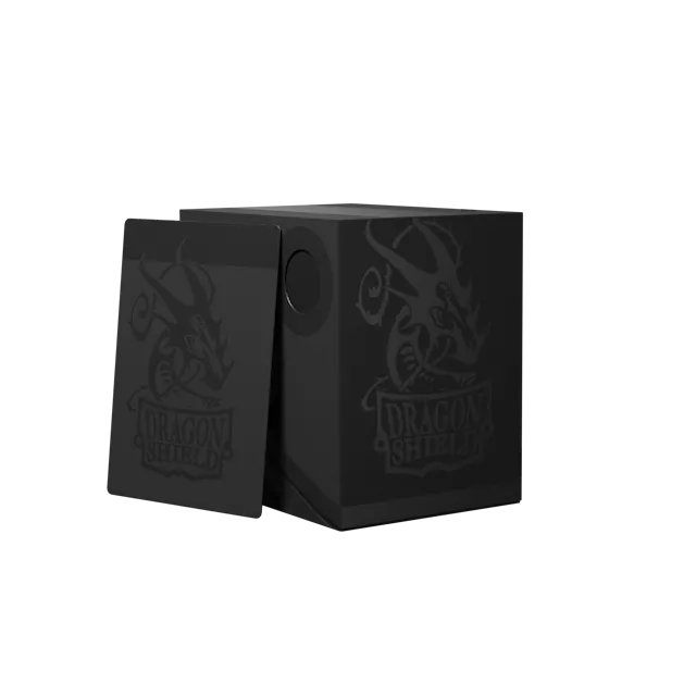 Dragon Shield - Double Shell Deck Box - Shadow Black