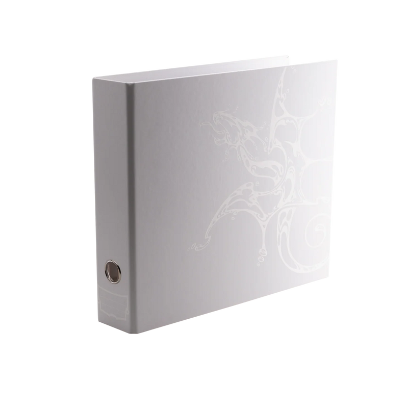 Sanctuary Slipcase 4-Ring Binder - White