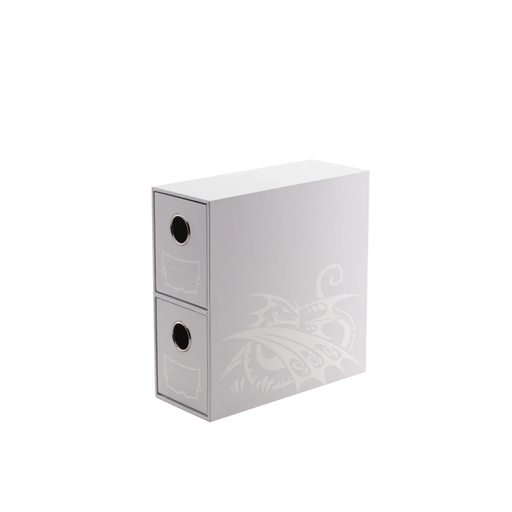 Fortress 2-Card Drawers Vertical - White