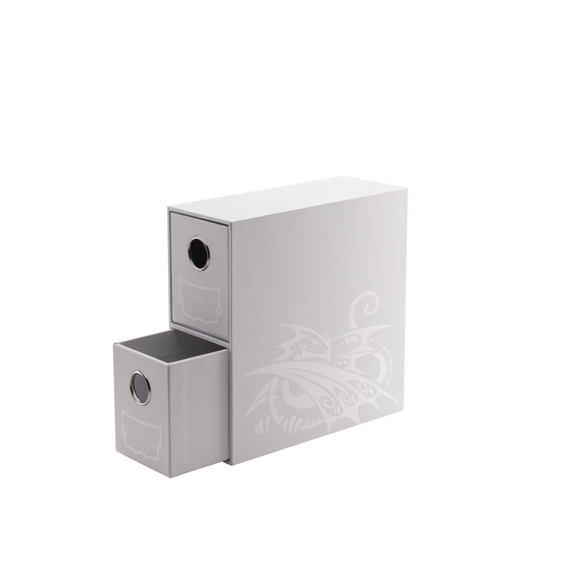 Fortress 2-Card Drawers Vertical - White