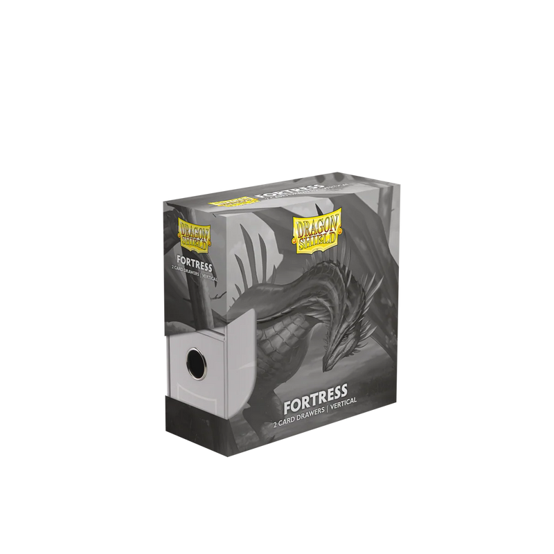 Fortress 2-Card Drawers Vertical - White
