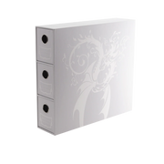 Fortress 3-Card Drawers Vertical - White
