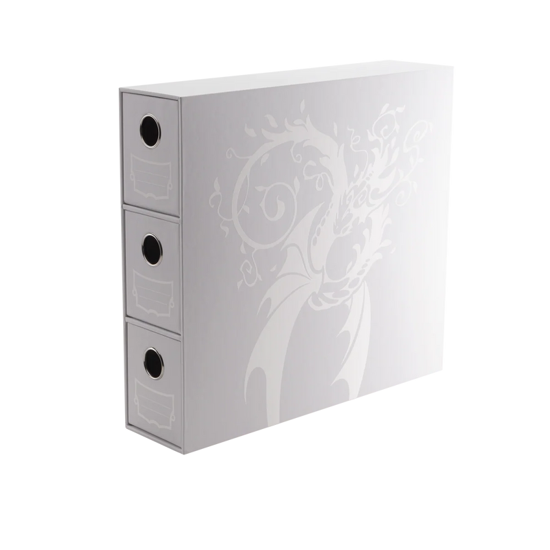 Fortress 3-Card Drawers Vertical - White