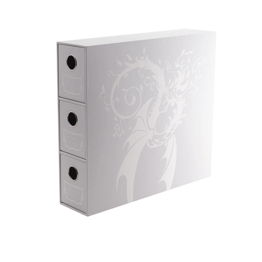 Fortress 3-Card Drawers Vertical - White