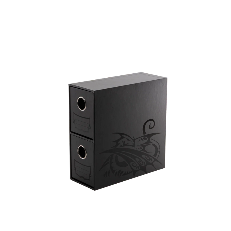 Fortress 2-Card Drawers Vertical - Black