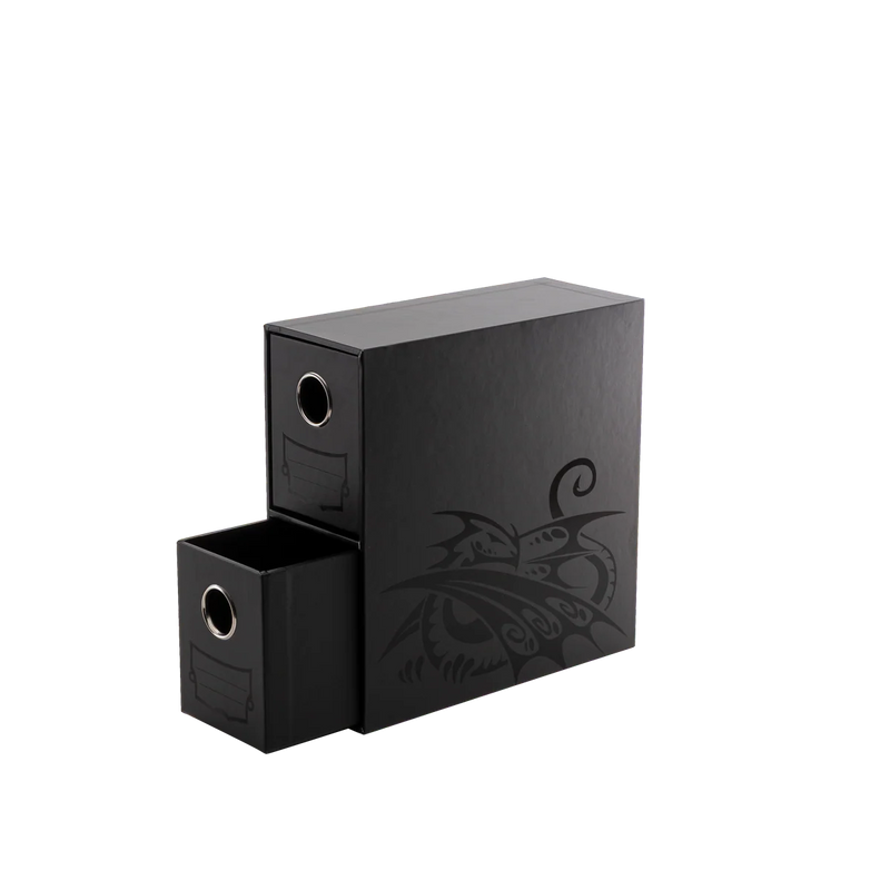 Fortress 2-Card Drawers Vertical - Black