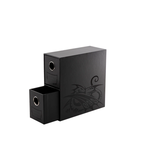 Fortress 2-Card Drawers Vertical - Black