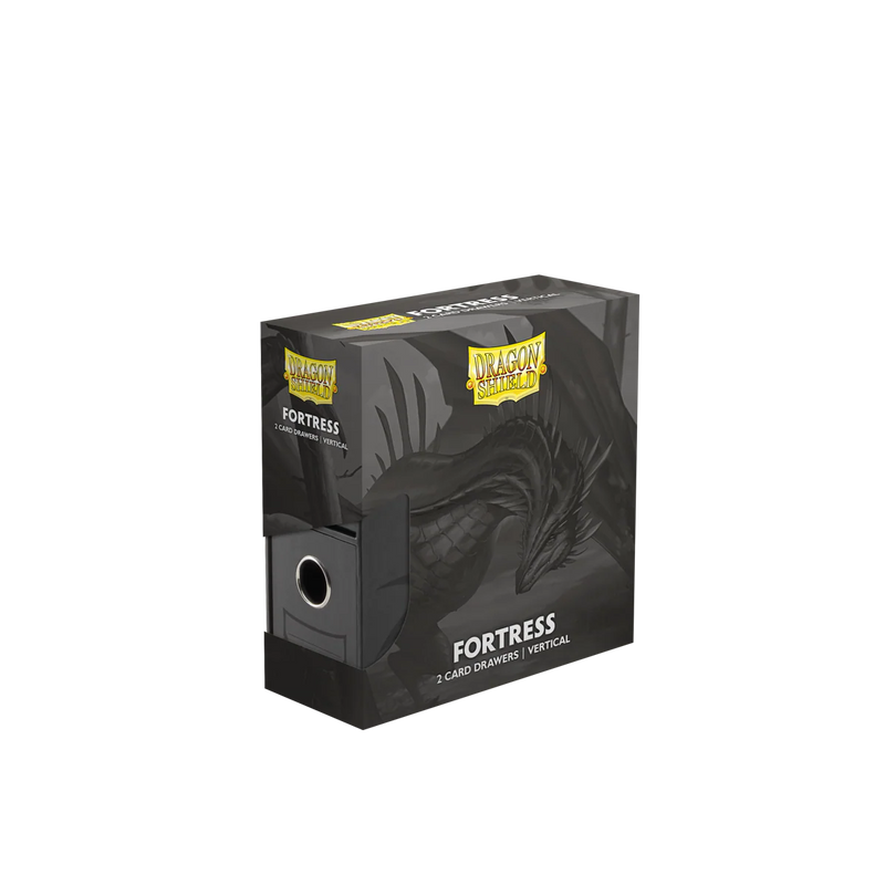Fortress 2-Card Drawers Vertical - Black