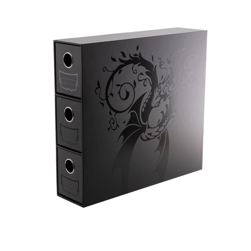 Fortress 3-Card Drawers Vertical - Black
