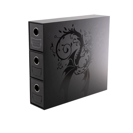 Fortress 3-Card Drawers Vertical - Black