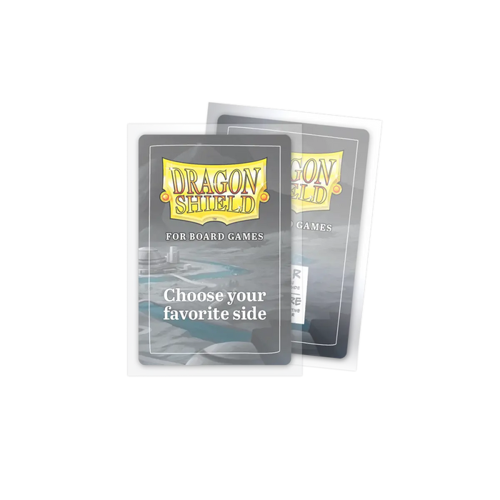 Dragon Shield - Board Game Sleeves - European Mini - Clear Non-Glare