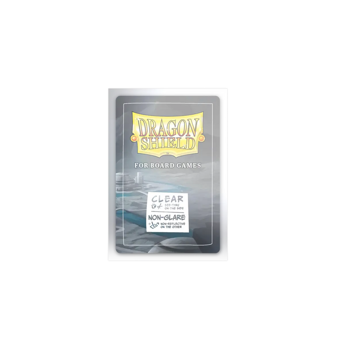 Dragon Shield - Board Game Sleeves - European Mini - Clear Non-Glare