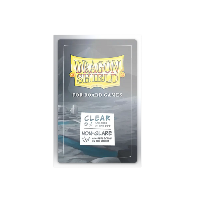 Dragon Shield - Board Game Sleeves - European Standard - Clear Non-Glare