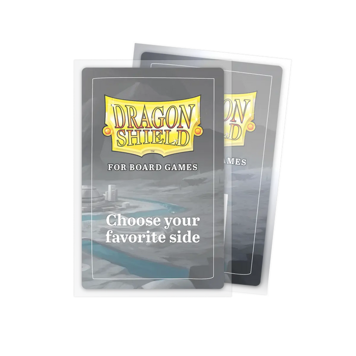 Dragon Shield - Board Game Sleeves - European Standard - Clear Non-Glare
