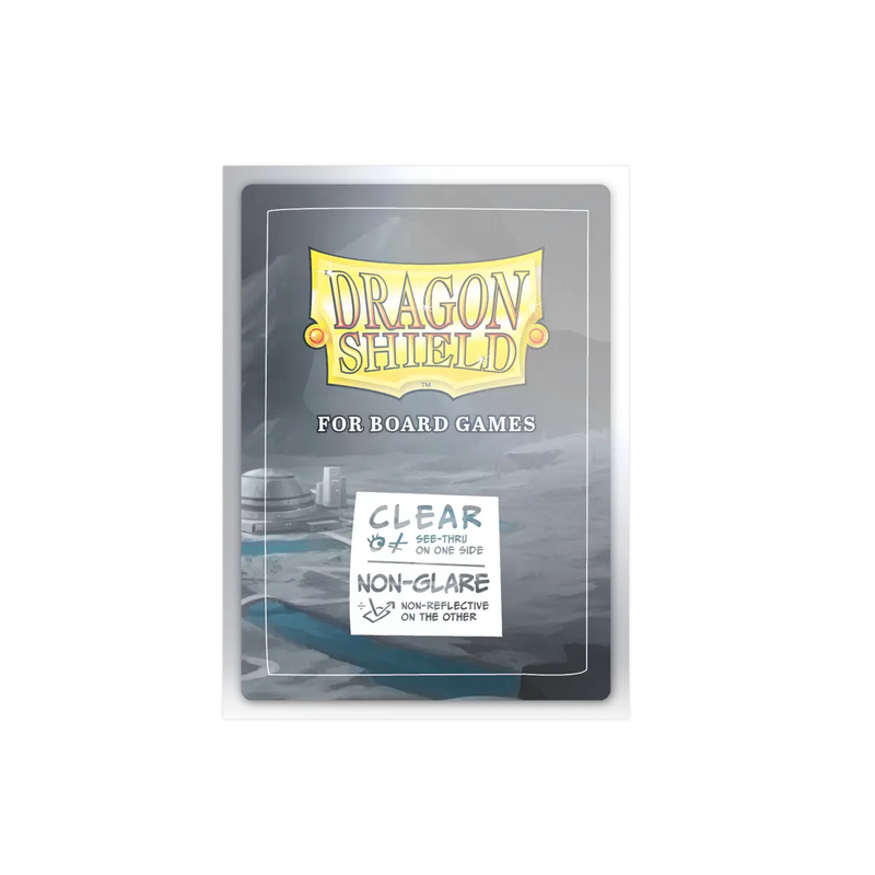 Dragon Shield - Board Game Sleeves - Common Standard - Clear Non-Glare