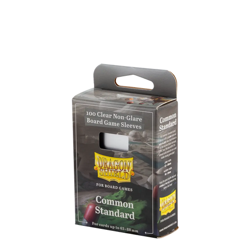 Dragon Shield - Board Game Sleeves - Common Standard - Clear Non-Glare