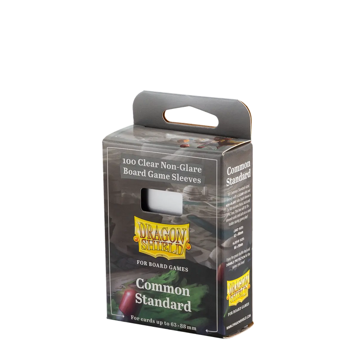 Dragon Shield - Board Game Sleeves - Common Standard - Clear Non-Glare