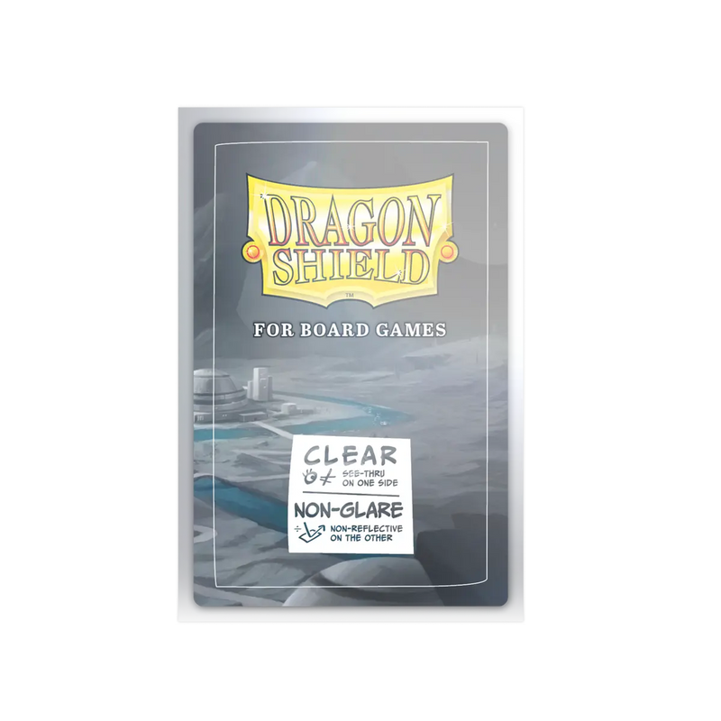 Dragon Shield - Board Game Sleeves - Extra Large - Clear Non-Glare