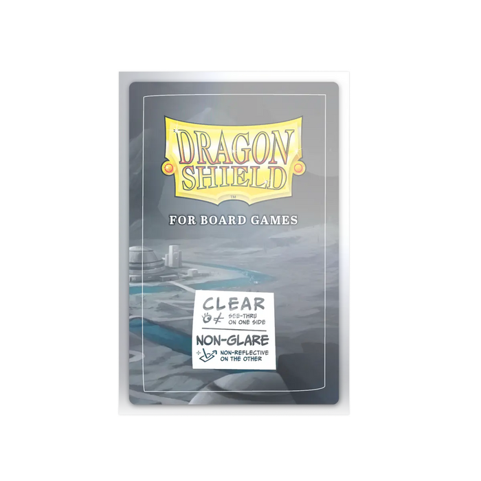 Dragon Shield - Board Game Sleeves - Extra Large - Clear Non-Glare