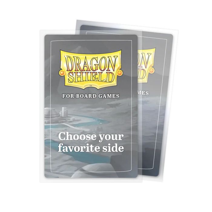 Dragon Shield - Board Game Sleeves - Extra Large - Clear Non-Glare