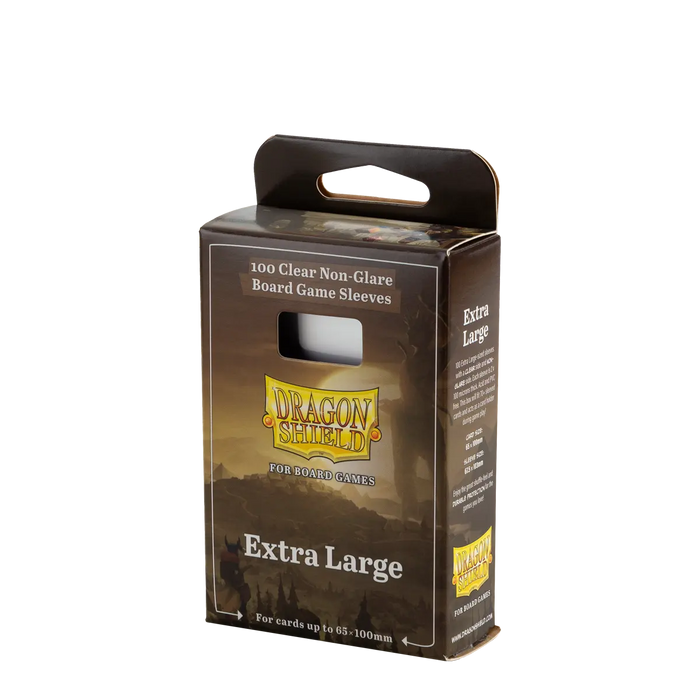Dragon Shield - Board Game Sleeves - Extra Large - Clear Non-Glare