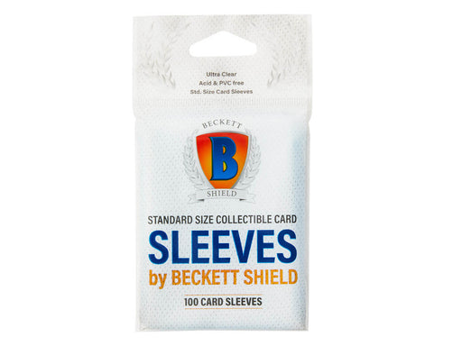 Beckett Shield - Standard Size (63x88mm) - 100 Clear Sleeves