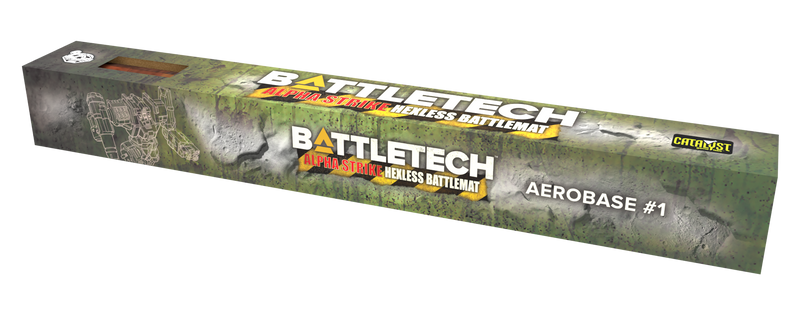 BattleTech: Alpha Strike Neoprene Battlemat - AeroBase 1/Rolling Woodland 1 (36"x22")