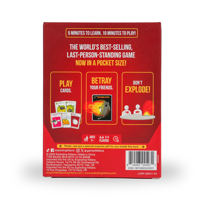 Exploding Kittens: Grab & Game