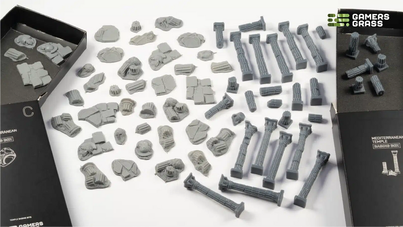 GamersGrass Mediterranean Temple Basing Box