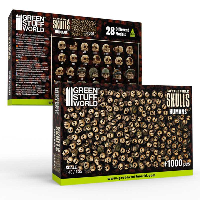 Battlefield Skulls - Humans (1000 pcs)