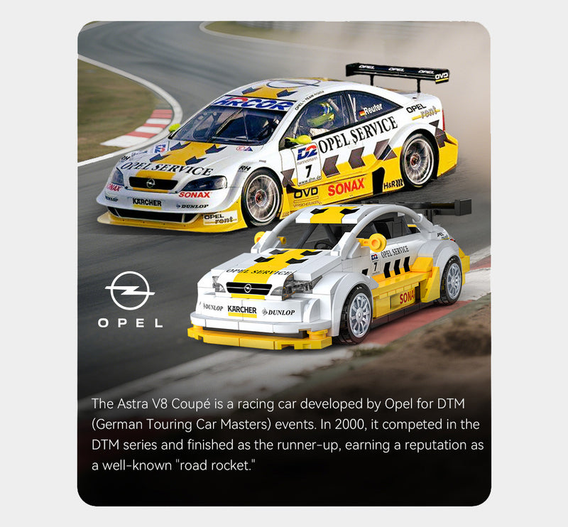 CaDA Bricks - Opel Astra V8 Coupé - 305 pcs (1:24)