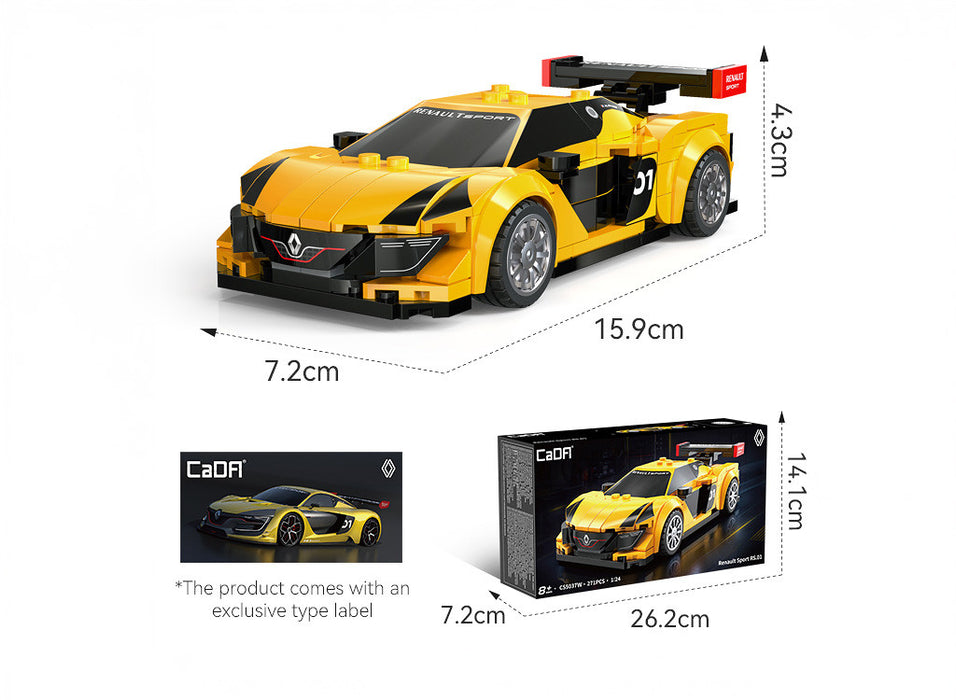 CaDA Bricks - Renault Sport RS.01 - 271 pcs (1:24)