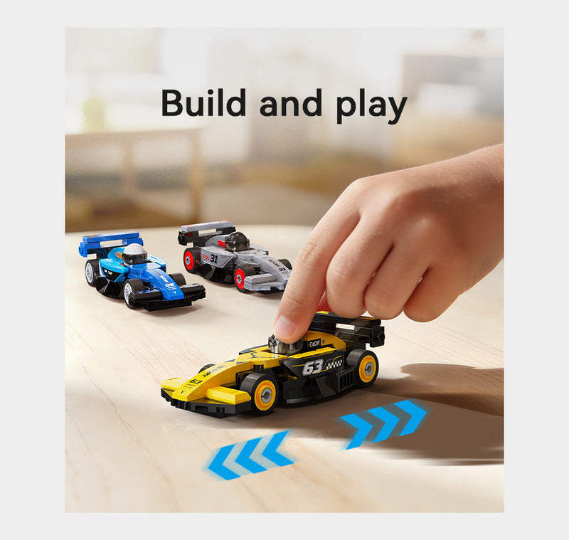 CaDA Bricks - Mini Orange Circuit Racing Car - 70 pcs (1:48)