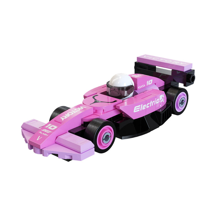CaDA Bricks - Mini Pink Circuit Racing Car - 70 pcs (1:48)