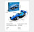 CaDA Bricks - Mini Blue Circuit Racing Car - 70 pcs (1:48)