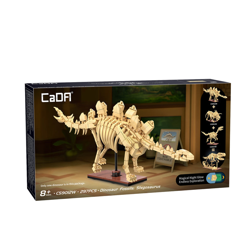 CaDA Bricks - Dinosaur Fossils: Stegosaurus - 297pcs