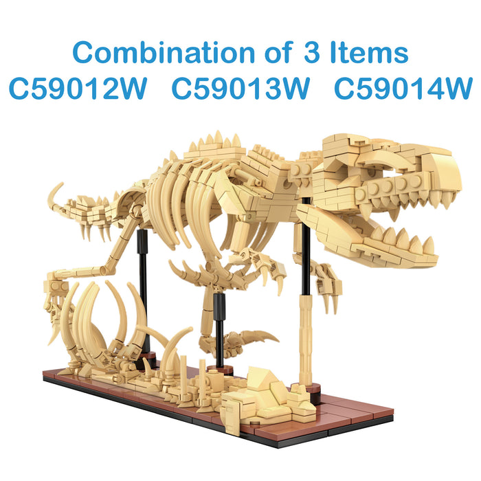 CaDA Bricks - Dinosaur Fossils: Triceratops - 272 pcs