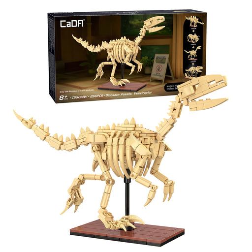 CaDA Bricks - Dinosaur Fossils: Velociraptor - 256 pcs