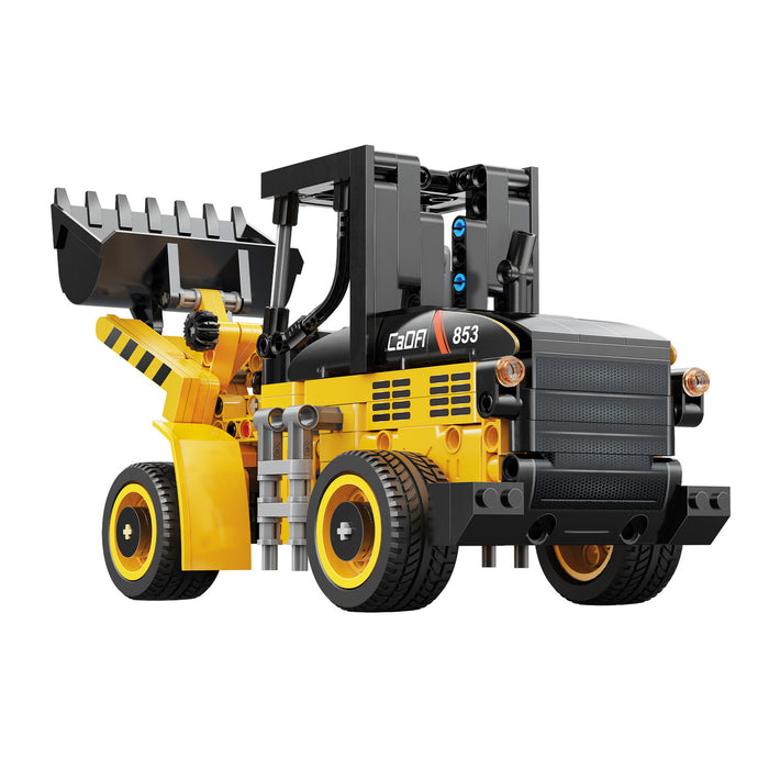 CaDA Bricks - Mini Engineering Loader / Wheel Loader - 403 pcs